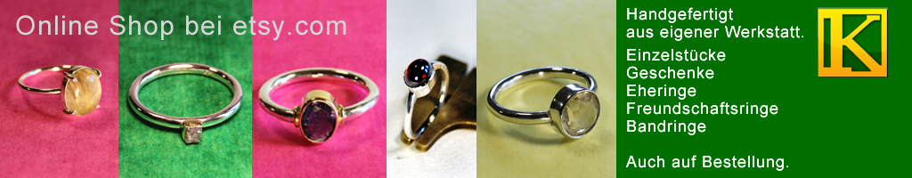 Original KILLIKUS SCHMUCK bei Etsy kaufen. Einzelstcke, Eheringe, Bandringe in Gold und Silber