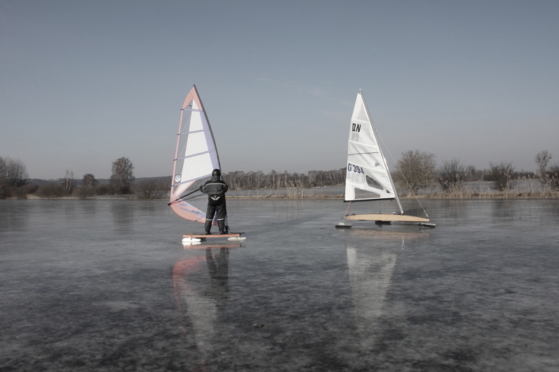 Eis Eiszeit Winter Ueberflutung