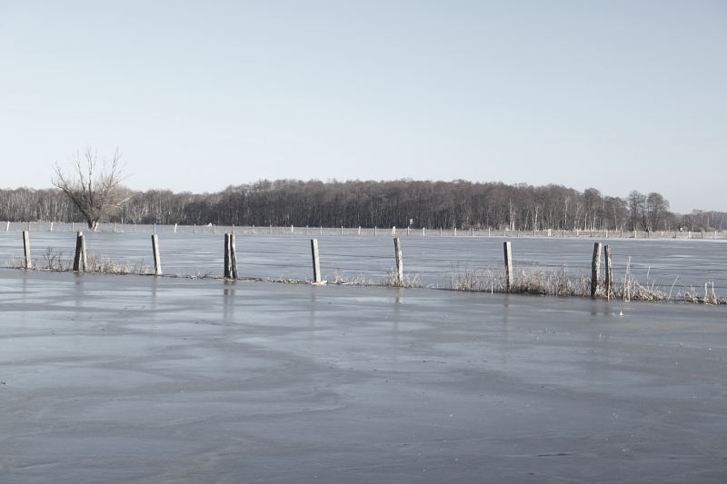 Eis Eiszeit Winter Ueberflutung