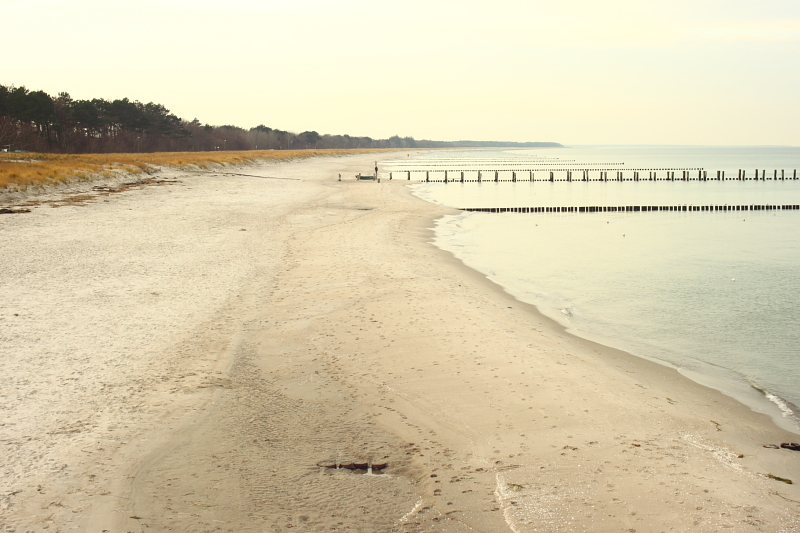 Zingster Strand zu Weihnacht