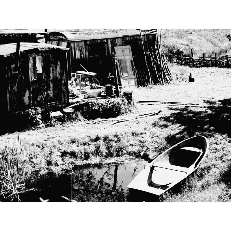 Schwarzweiss Landschaftsfotografien Kunstkapelle Remplin