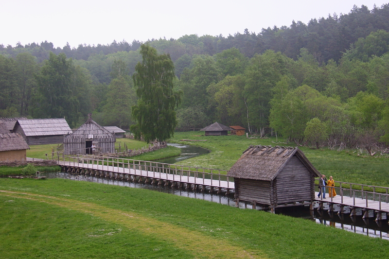 Slawen - Mittelalterliche slawische Siedlung